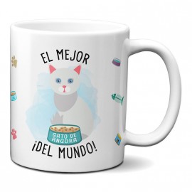 Taza el mejor Gato de Angora del mundo