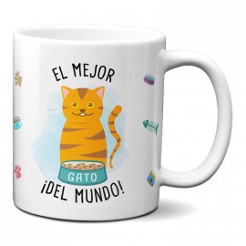 Taza el mejor Gato naranja del mundo