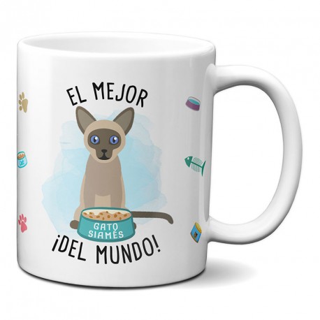 Tazas Taza el mejor Gato Siamés del mundo