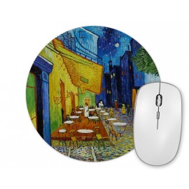 Alfombrilla de ratón Van Gogh "Terraza de café por la noche"