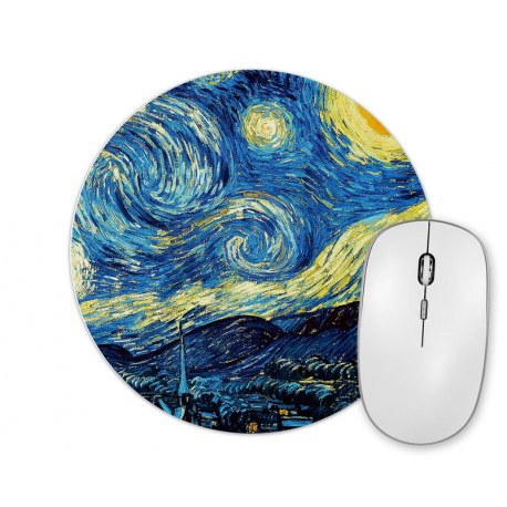 Alfombrillas de ratón Alfombrilla de ratón Vincent Van Gogh "La noche estrellada"