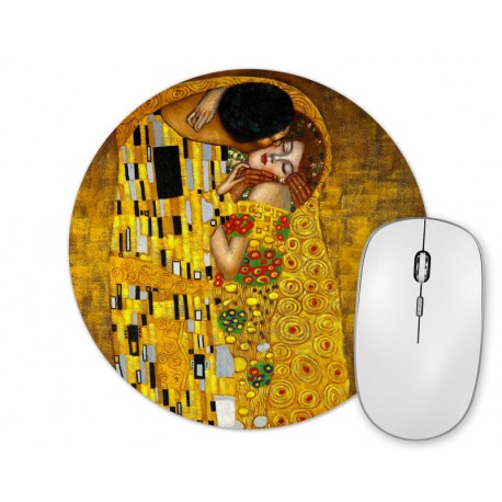 Alfombrillas de ratón Alfombrilla de ratón Klimt "El Beso"