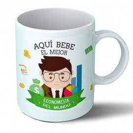 Taza Aquí bebe el mejor economista del mundo