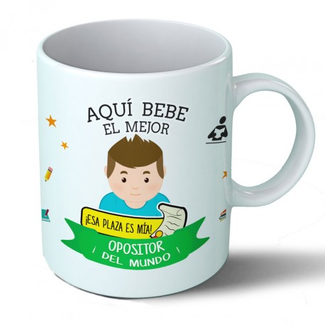 Tazas Taza Aquí bebe el mejor opositor del mundo