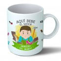 Tazas Taza Aquí bebe el mejor zapatero del mundo