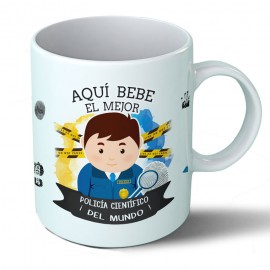 Taza Aquí bebe el mejor policía científico del mundo