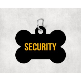 Placa para perro "Security"