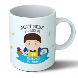 Taza Aquí bebe el mejor mecánico del mundo