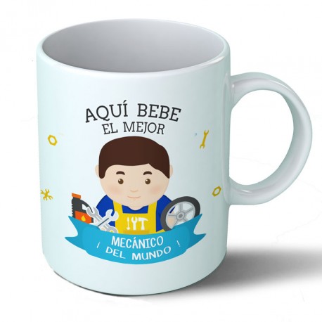 Tazas Taza Aquí bebe el mejor mecánico del mundo