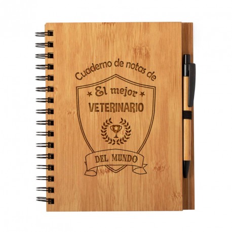 Libretas y cuadernos Libreta "El Mejor veterinario del Mundo"