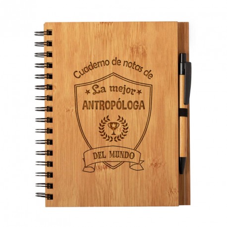 Libretas y cuadernos Libreta "La Mejor antropóloga del Mundo"