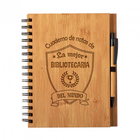 Libretas y cuadernos Libreta "La Mejor bibliotecaria del Mundo"