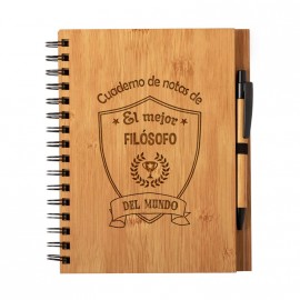 Libreta "El Mejor filósofo del Mundo"