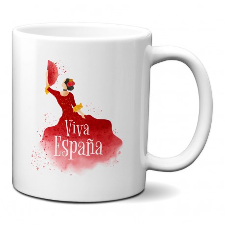 Taza flamenca ¡Viva España!