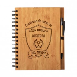 Libreta "La Mejor auditora del Mundo"