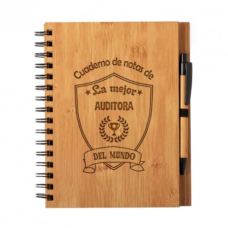 cuaderno libreta auditora