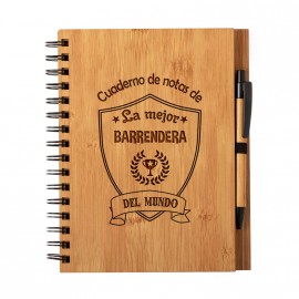 Libreta "La Mejor barrendera del Mundo"