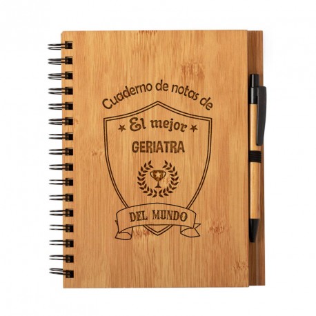 cuaderno libreta geriatra