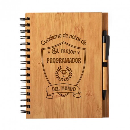 cuaderno libreta programador