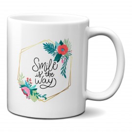 Taza "Smile is the way"