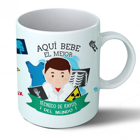 Taza técnico rayos